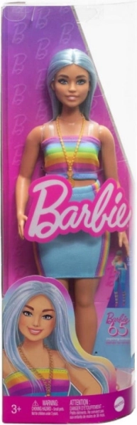 Barbie Fashionistas lange blaue Haare