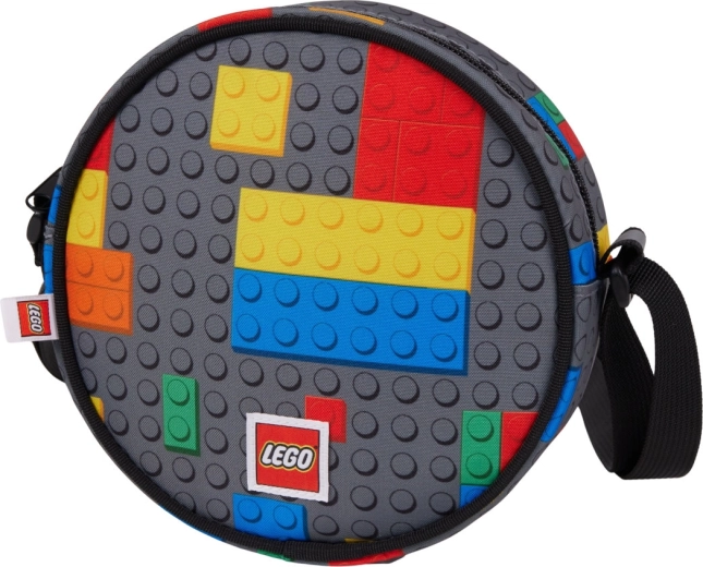 Lego Colorful Bricks runde Crossbody-Tasche