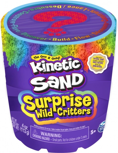 Kinetic Sand Eimer mit Überraschung – wilde Tierchen