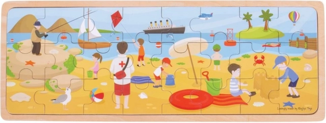 Holzpuzzle Am Strand