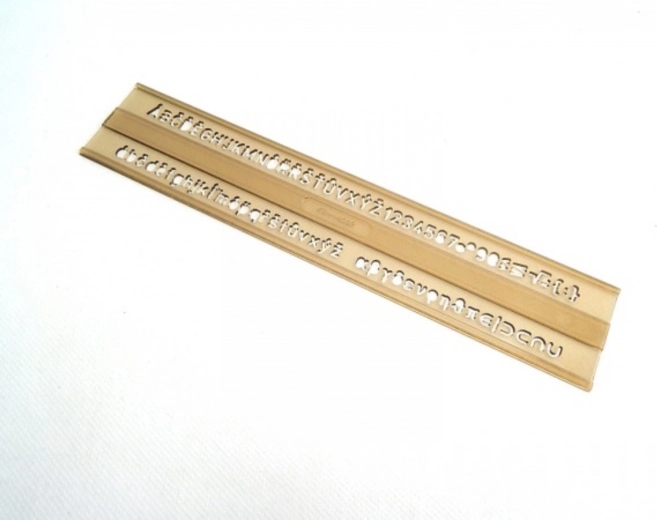 KOH-I-NOOR Buchstabenschablone für die Schule 0,7 cm