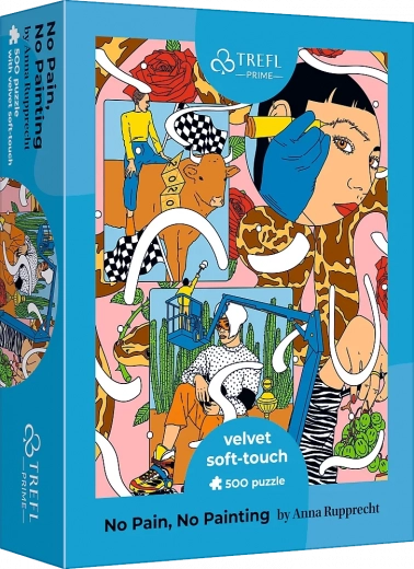 Trefl Puzzle Velvet Soft Touch UFT 500 Teile – keine Schmerzen, keine Malerei