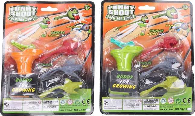 Abschuss-Spiel Monster mit Schleuder und Pfeilen