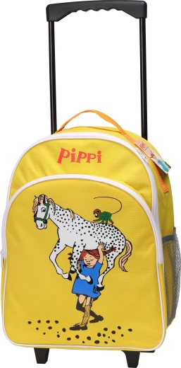 Kinder-Reisekoffer auf Rollen Pippi, gelb