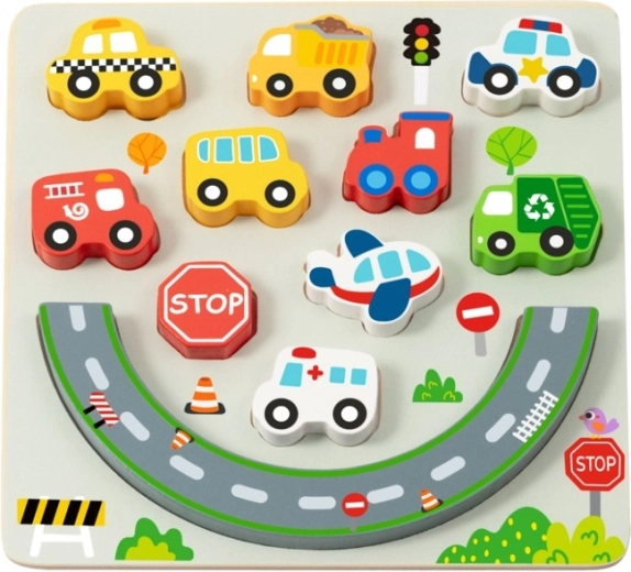2Kids Toys Balance-Puzzle Stadt 2-in-1