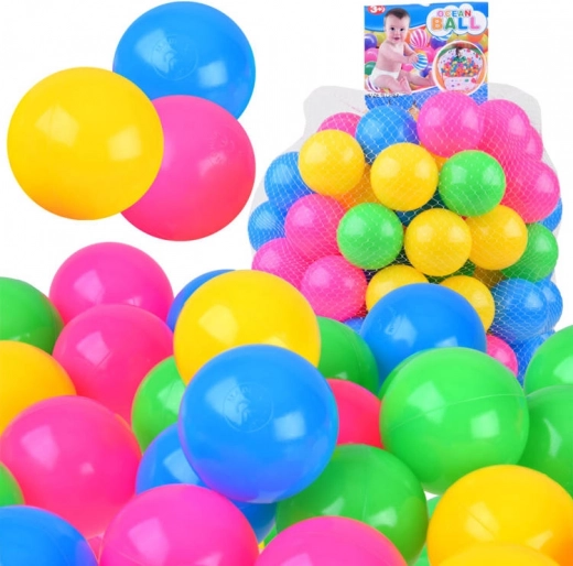 Bunte Kugeln für das Schwimmbecken 6,5 cm 100 Stück