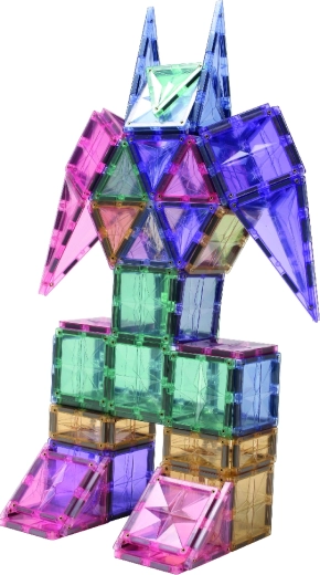 Cleverclixx magnetische Bausteine Creative Pack Pastel (125 Stk.)