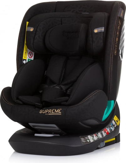 Chipolino Autokindersitz Supreme i-Size 40–150 cm Isofix 360 – Obsidian