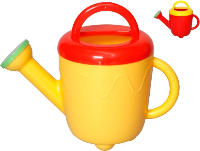Kinder-Gießkanne aus Kunststoff 22 × 11,5 × 17 cm für kleine Gärtner