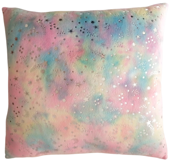 Kissen Regenbogenhimmel mit Sternen 37 cm