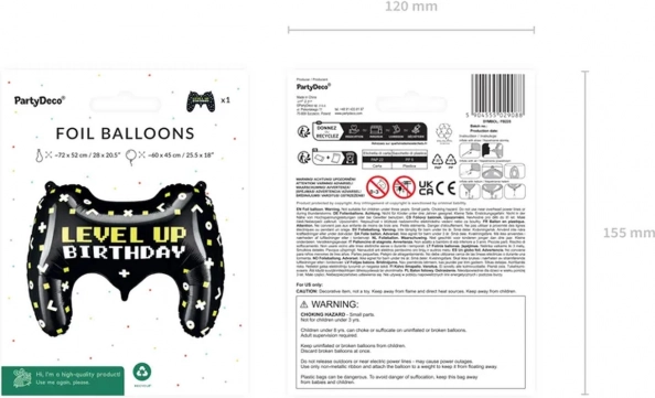 Einfaches Aufblasen mit Luft oder Helium