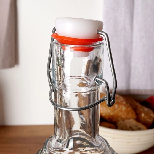 Bügelverschluss mit Silikondichtung