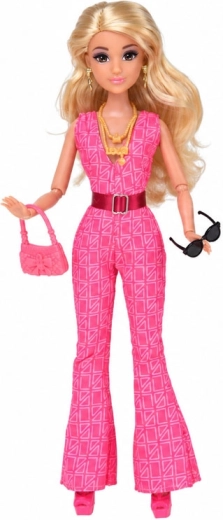 Auffälliges rosa Outfit