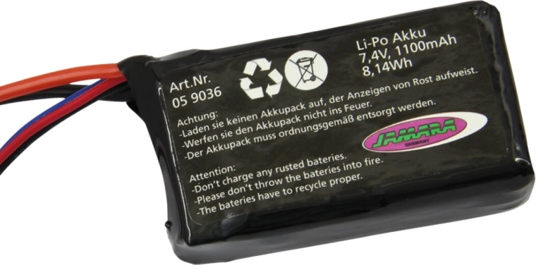 Akku-Pack Sparkle 7,4 V 1100 mAh