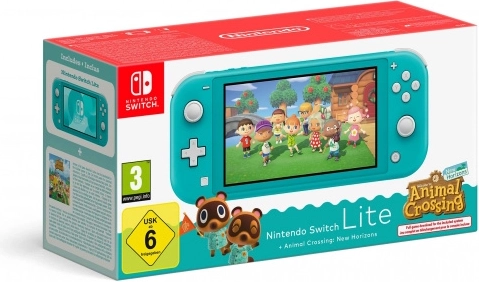 Nintendo Switch Lite Türkis + ANIMAL CROSSING: NEW HORIZONS (Bundle)