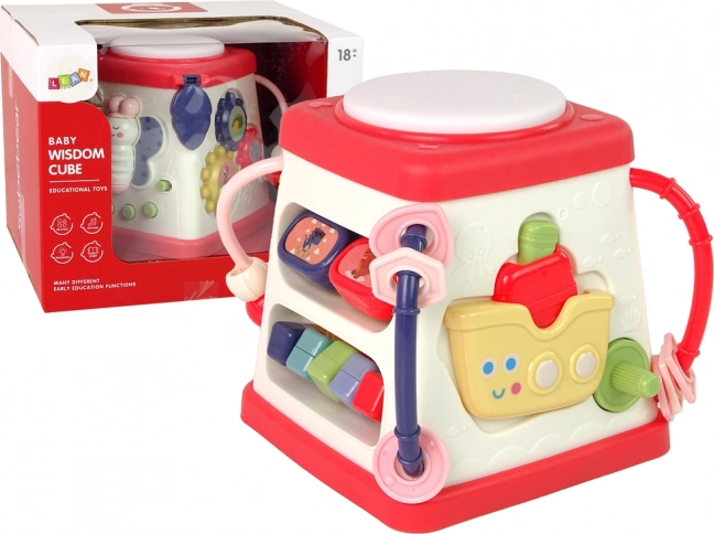 Interaktiver Lernwürfel für Babys mit Melodien und Lichtern Schmetterling