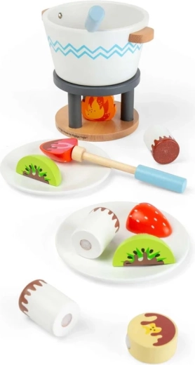 Realistisches Kochen und Servieren