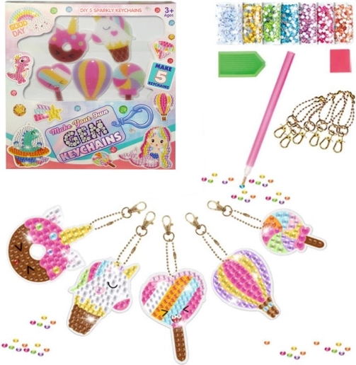 Kreatives DIY-Set zur Herstellung von Schlüsselanhängern