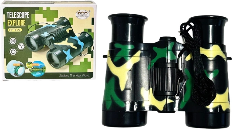 Spielzeug-Fernglas für Kinder im Camouflage-Design