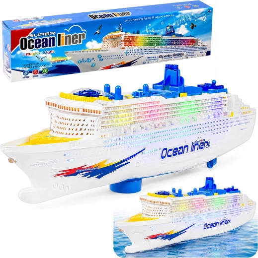 Kinder-Kreuzfahrtschiff mit Licht und Geräuschen