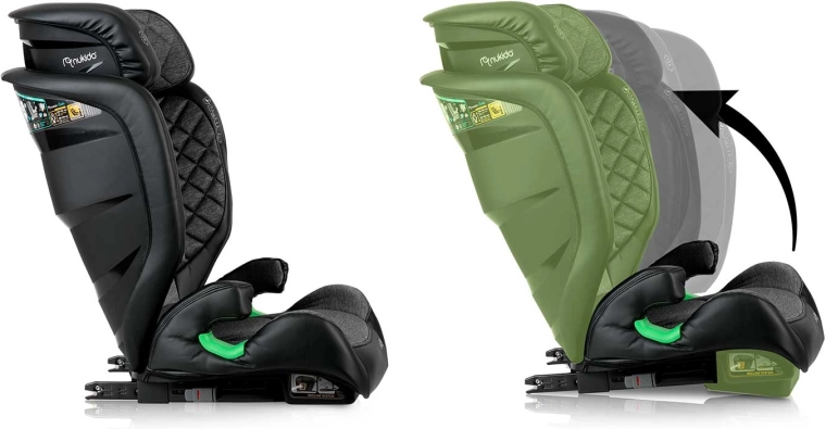 Wächst mit dem Kind: 12 Positionen der Kopfstütze