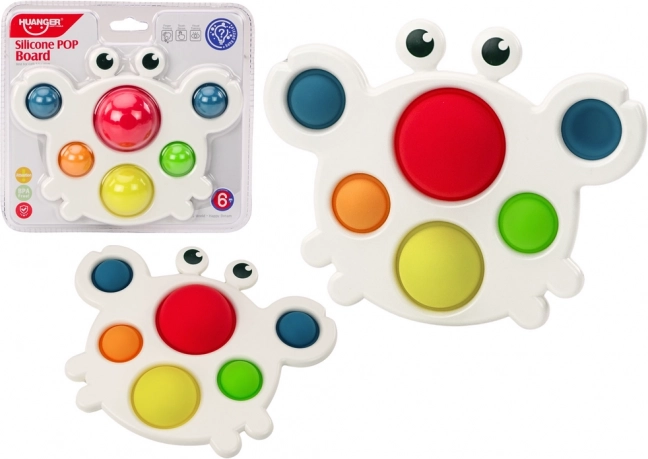 Silikon-Sensomotorik-Spielzeug Krabbe Pop It
