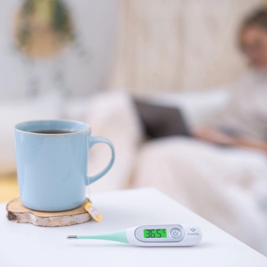 Schnelles Digitalthermometer mit Farbanzeige