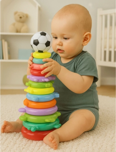 Kreative Aufkleber mit fröhlichen Gesichtern