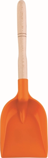 Androni Kinder-Schaufel mit Holzstiel 34 cm orange