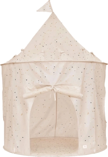 3 Sprouts Kinderzelt aus recyceltem Polyester Terrazzo Cream