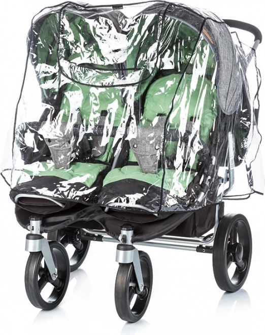Universelle Regenhülle für Zwillingskinderwagen CHIPOLINO