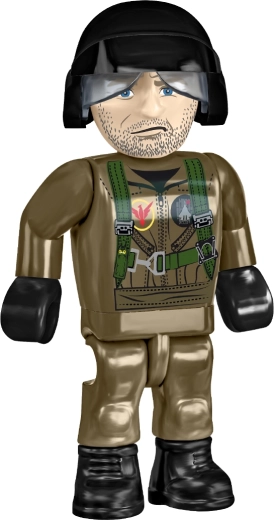 Pilotenfigur als realistisches Zubehör
