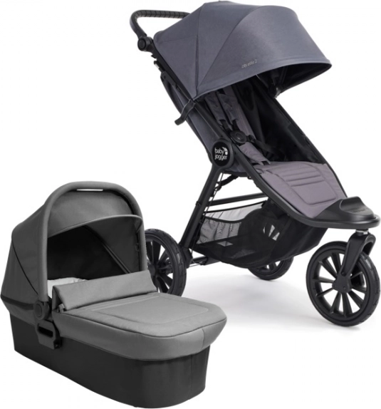 BabyJogger CITY ELITE 2 Set 2-in-1 (Kinderwagen + Tragewanne) STONE GREY