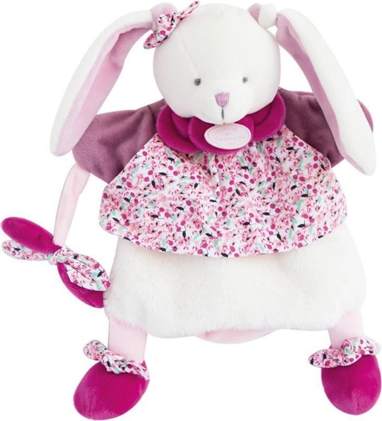 Plüschhandpuppe Häschen rosa