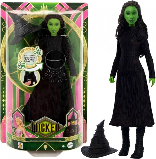 Mattel Singende Puppe Elphaba aus dem Film Wicked - Defying Gravity