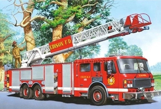 Diamantmosaik – Feuerwehrauto