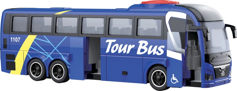 City Service Car Stadtbus 1:16 blau