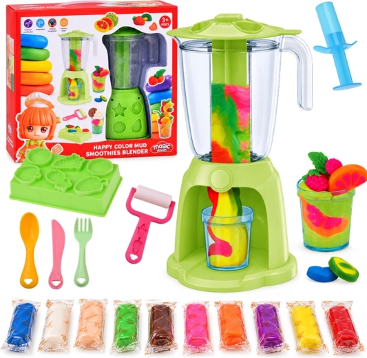 Kreativset mit Knetmasse, Mixer für Cocktails und Desserts, 10 Farben