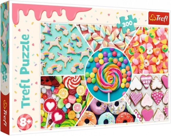 Puzzle 300 Teile Süßigkeiten Trefl