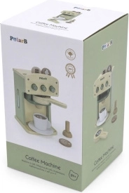Grüner PolarB-Holzkaffeemaschine von Viga mit Zubehör