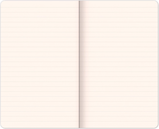 Notique liniertes Notizbuch Rosen 13 × 21 cm