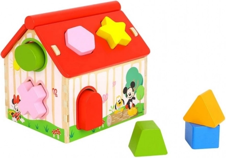Holz-Einsteck-Häuschen mit Disney-Motiv