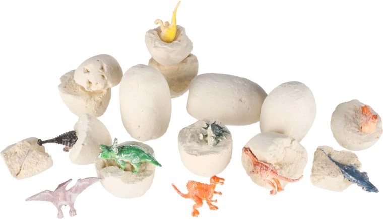 12 Eier, 12 Dinosaurier-Überraschungen