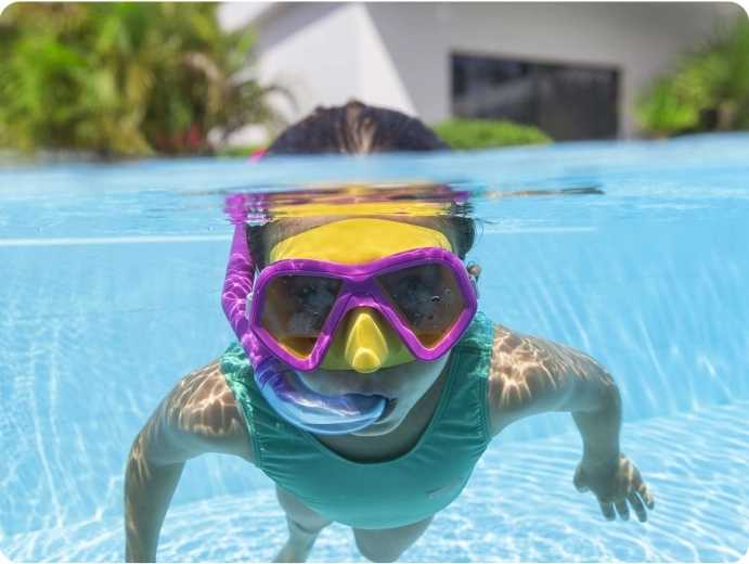 Weites Sichtfeld und UV-Schutz