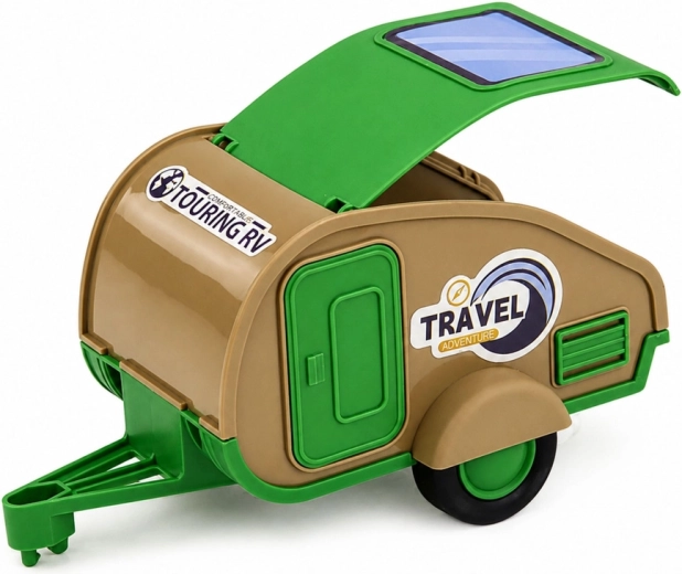Wohnwagen mit aufklappbarem Dach