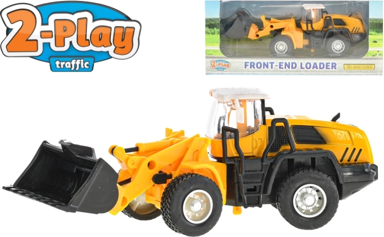 2-Play Traffic Metalllader 16,5 cm mit Rückziehmotor