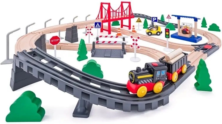 Elektrische Lokomotive in Bewegung