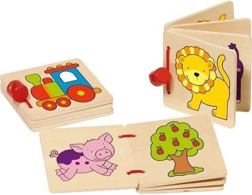 Holz-Bilderbuch für Kinder