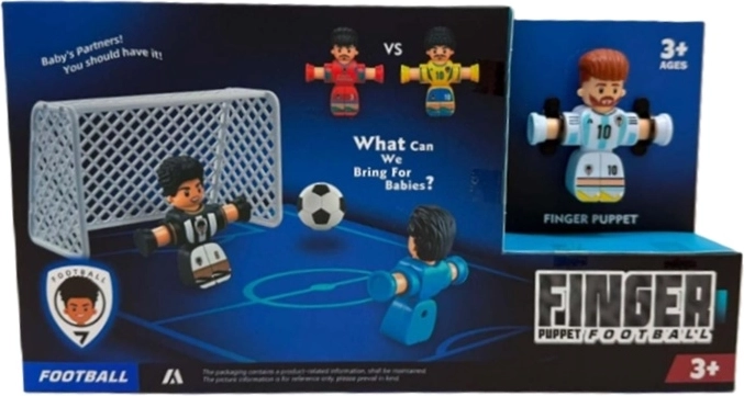 Kinder-Fußball-Spielset mit 2 Spielern, 2 Bällen und Tor