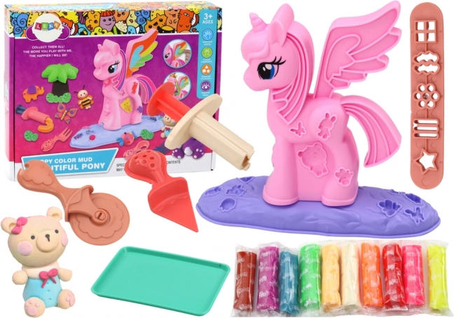 Einhorn DIY – Kreativset mit Knete und Zubehör
